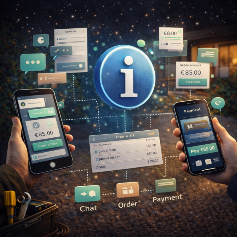 Chat to Order & Payment