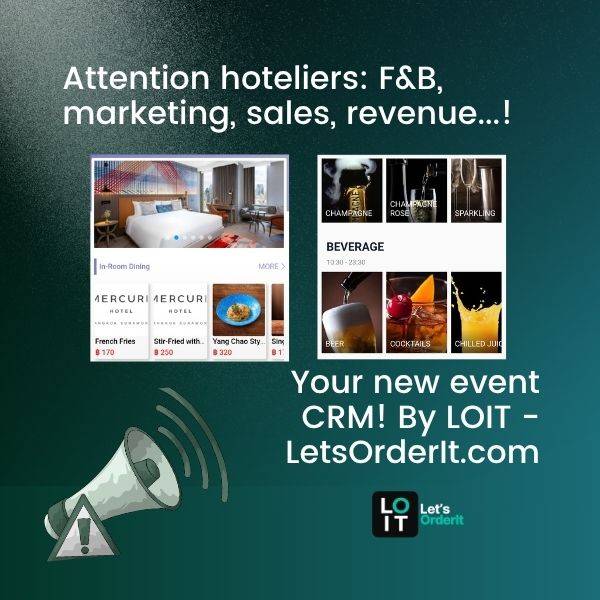 Trade show sales for F&B, Hotels, Travel - Let's Order It