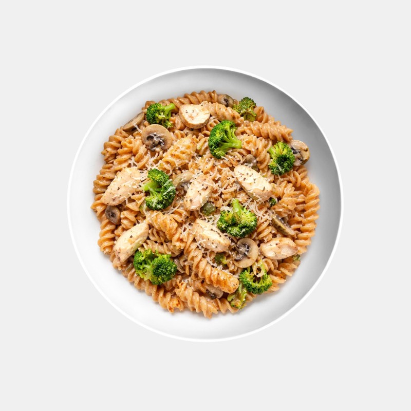 Pink Pasta with Chicken