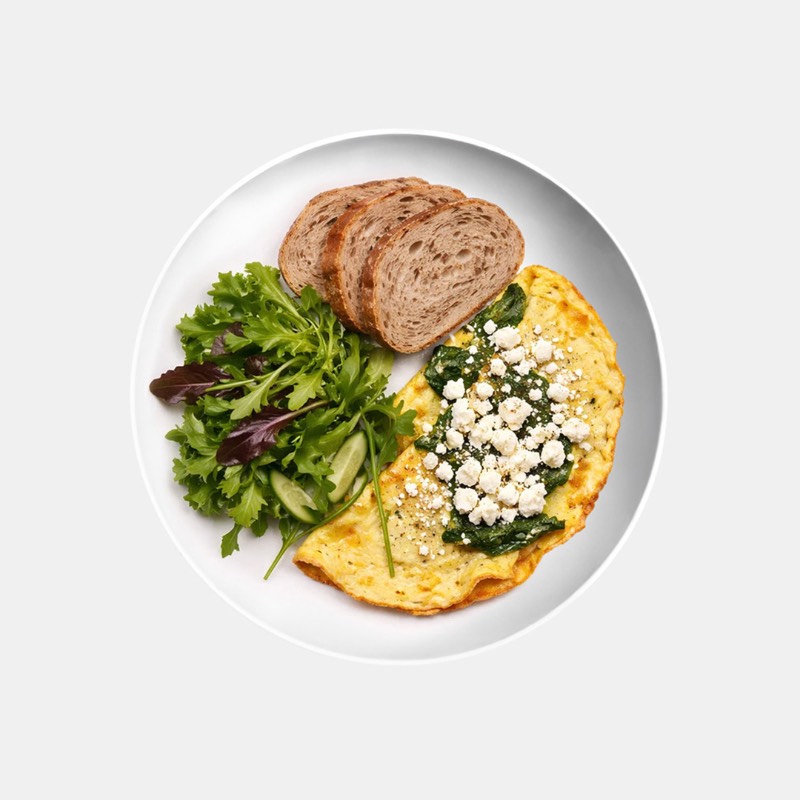 Spinach & Feta Omelette