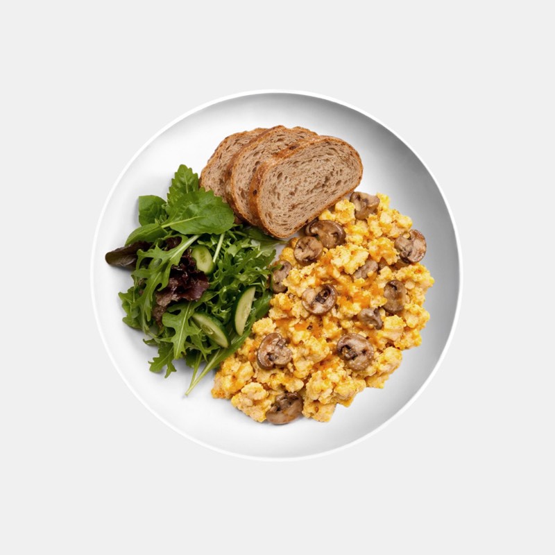 Mushroom Scrambled Eggs