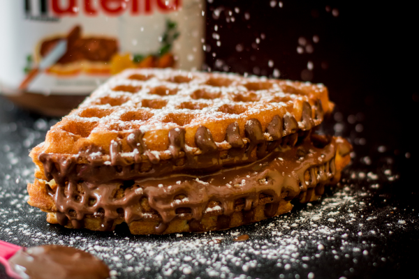 Waffle Nutella & Cream