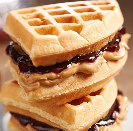 Waffle Peanut Butter & Jelly