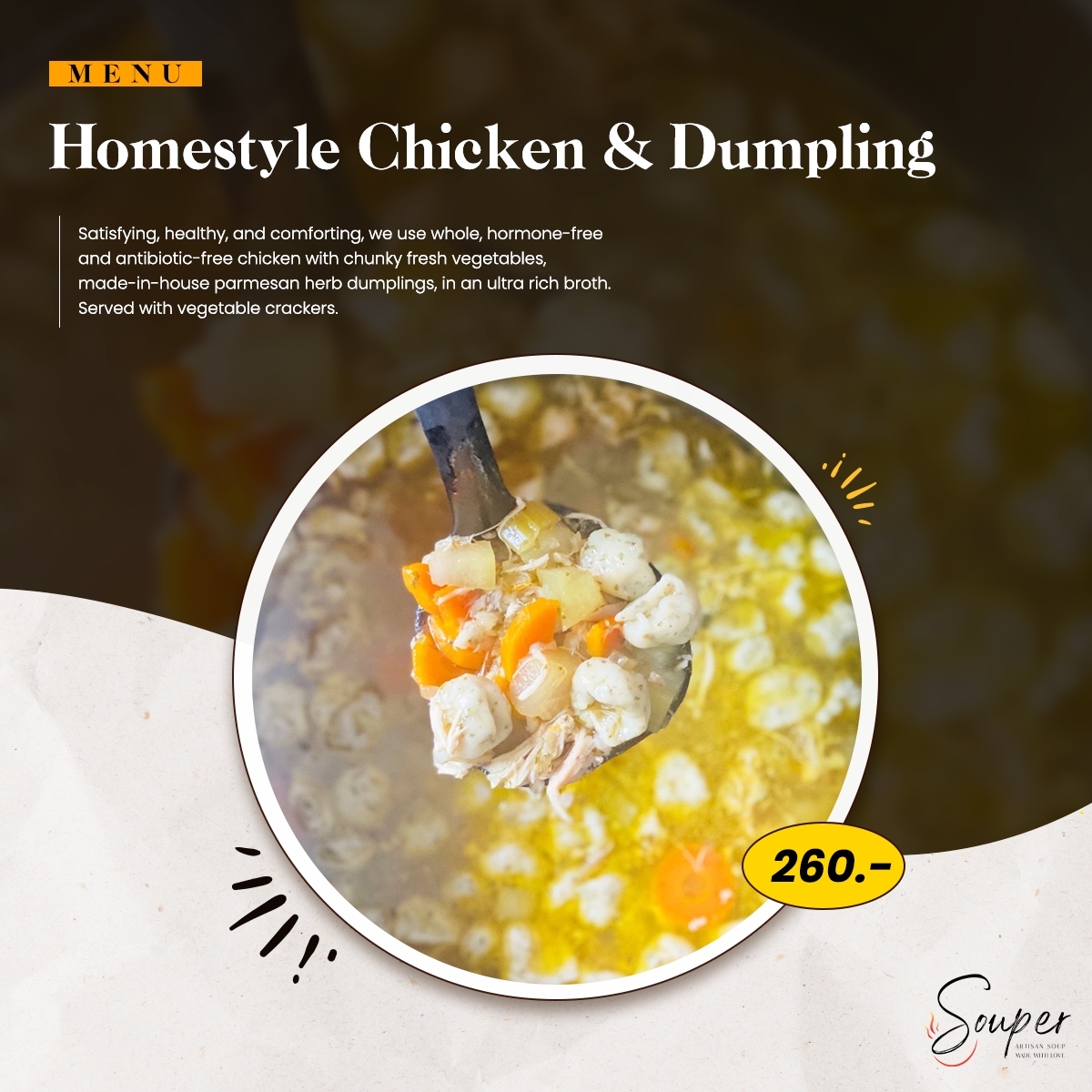 Homestyle Chicken & Dumpling